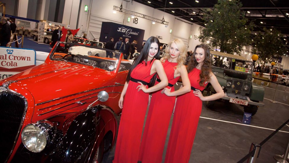 Ciao Bella Agency Models at Classic Car Show